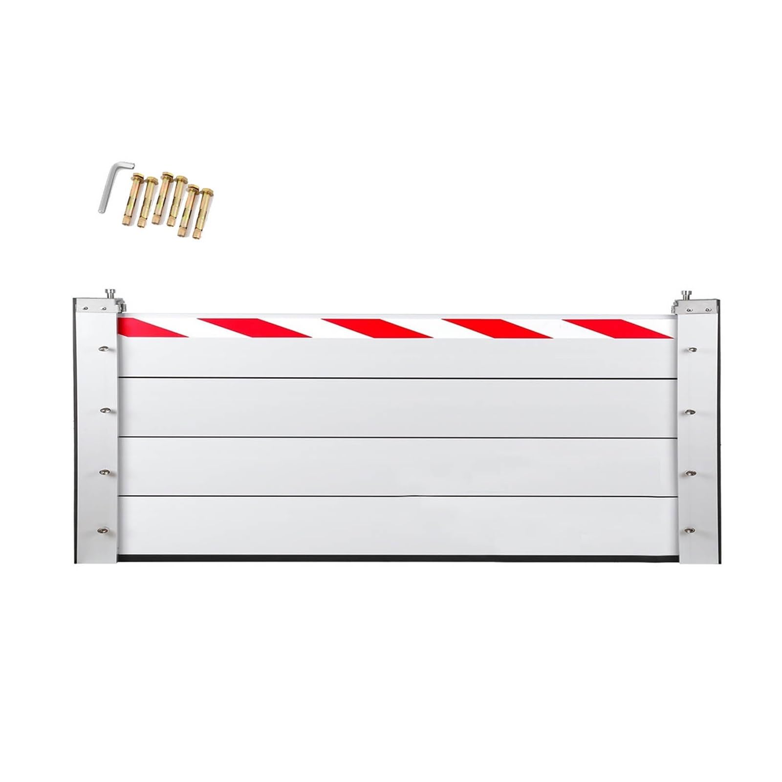 Barrière anti-inondation mobile en aluminium 80x60 cm pour maison et garage