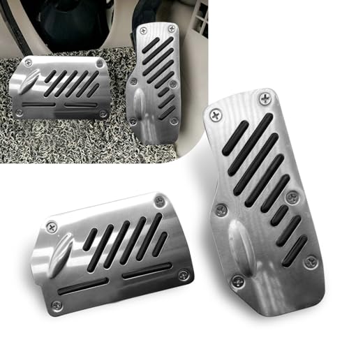 Irinidig 2 PCS Car Automatic Transmission Pedal Cover, 5.5