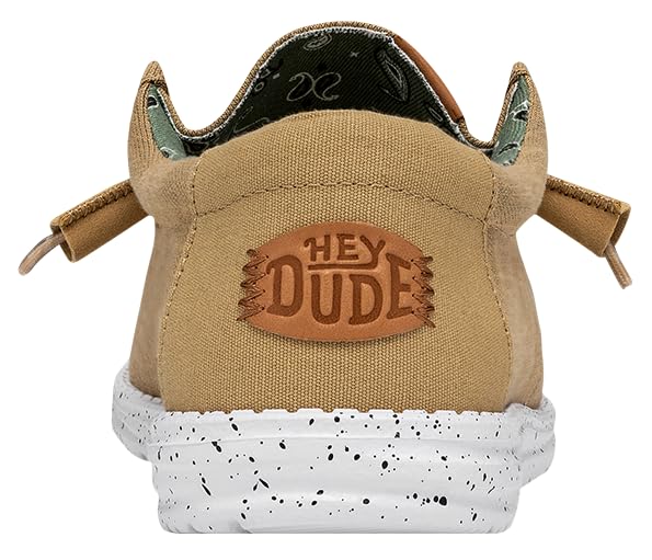 Image of HEYDUDE Men's Wally Washed Canvas, Men's Shoes, Slip-on Loafers, Comfortable & Light-Weight