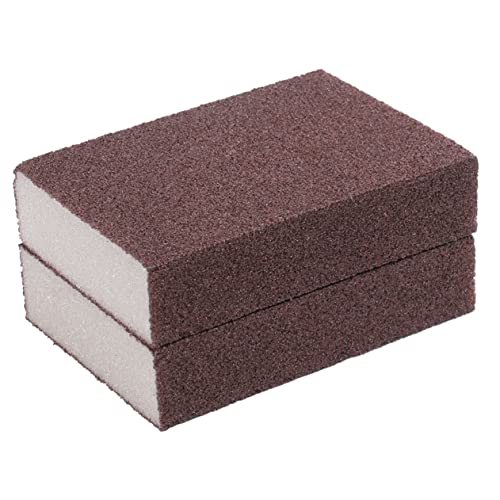 GOOHOCHY 2Pcs Nano Corundum Sponge Pads for Bowl Dish Washing Durable Non Abrasive Kitchen Home