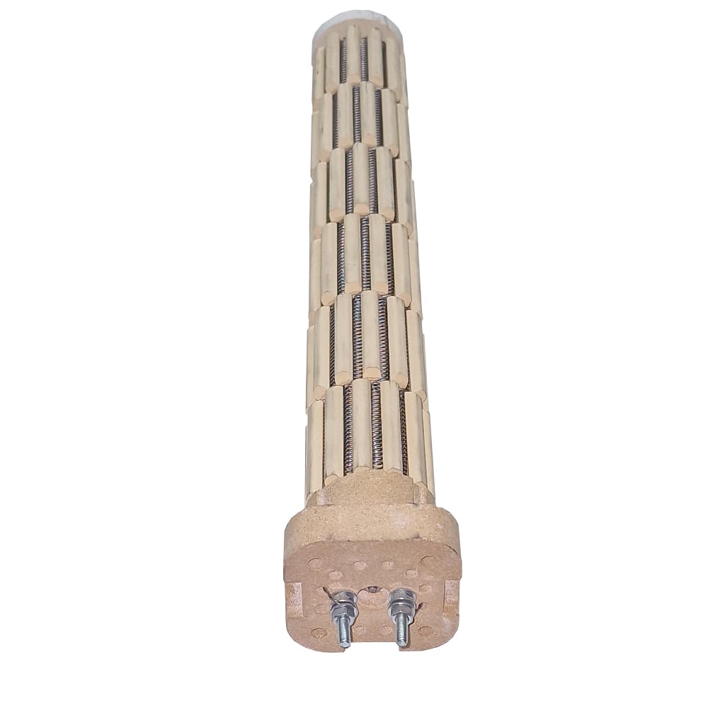 Resistencia ceramica termo electrico 1800W - 230V - Diametro 47x6 Piedras - Longitud 340mm +-5mm