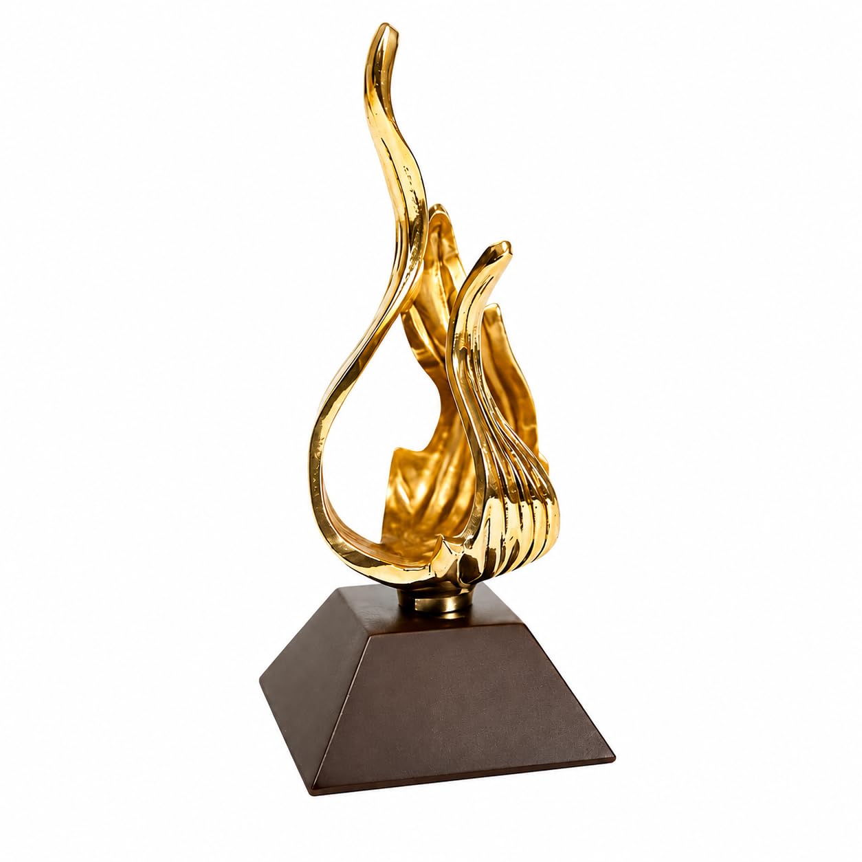 MahaVastu Flame Brass Showpiece | Home Decoration Item & Vastu Remedy to Increase Cash Flow-image-1