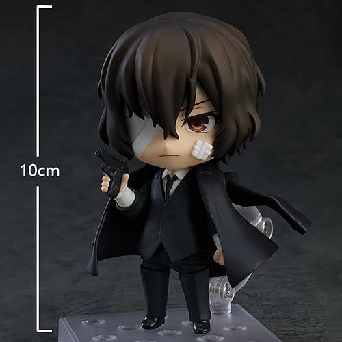 Miniatura 7 de Nakajima Atsushi Figuras Dazai Osamu Anime Figuras estatuas PVC movible cara intercambiable Anime Figura de acción