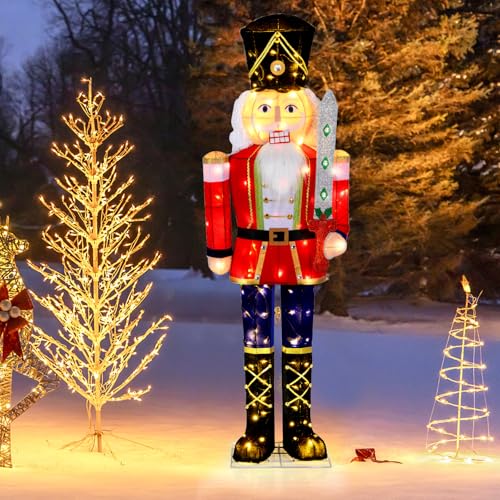 SOARS Weihnachten Nussknacker Figur groß, 157 cm Weihnachtsfigur mit...