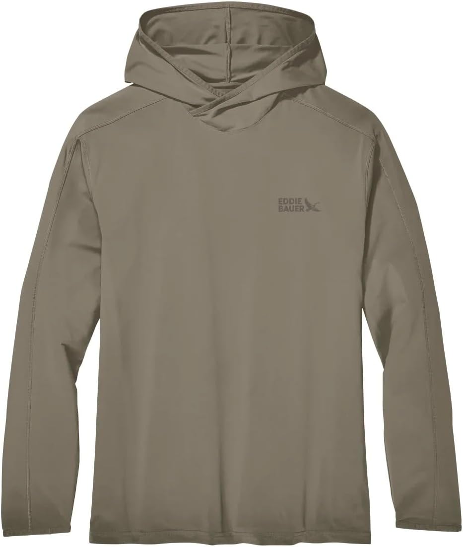 Eddie Bauer Men’s UPF 50+ Performance Hoodie - Lightweight Regular Fit - Moisture Wicking - Image 4