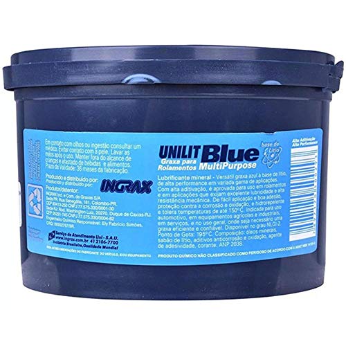 Graxa Azul 500 GM Unilit - INGRAX GRAXAS E LUBRIFICANTES