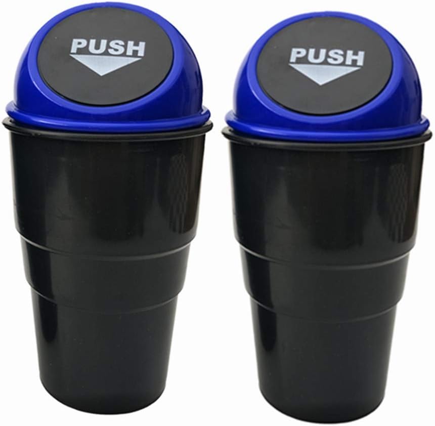 Car Trash Can With Lid, Leakproof Vehicle Garbage Can, Mini Auto Dustbin Garbage Organizer Automotive Garbage Container Bin Vehicle Home Office Car Accessor - View #10