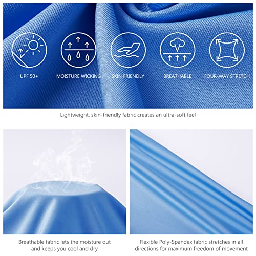 BASSDASH Men’s UPF 50+ 1/4 Zip Fishing Hoodie Shirt Quick Dry Performance Long Sleeve Sun Protection FS24M4