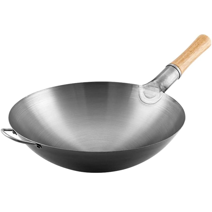 鉄製中華鍋 36cm 穴付きハンドル Amazon｜山田工業所 鉄 打出片手中華鍋(板厚1.6mm) 36cm ATY9236