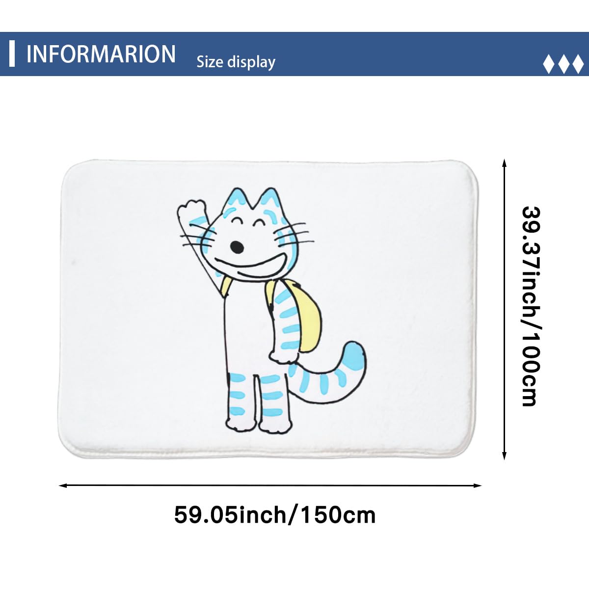 カーペットラグ Amazon | 11ぴきのねこ カーペット 絨毯 ラグマット ラグ