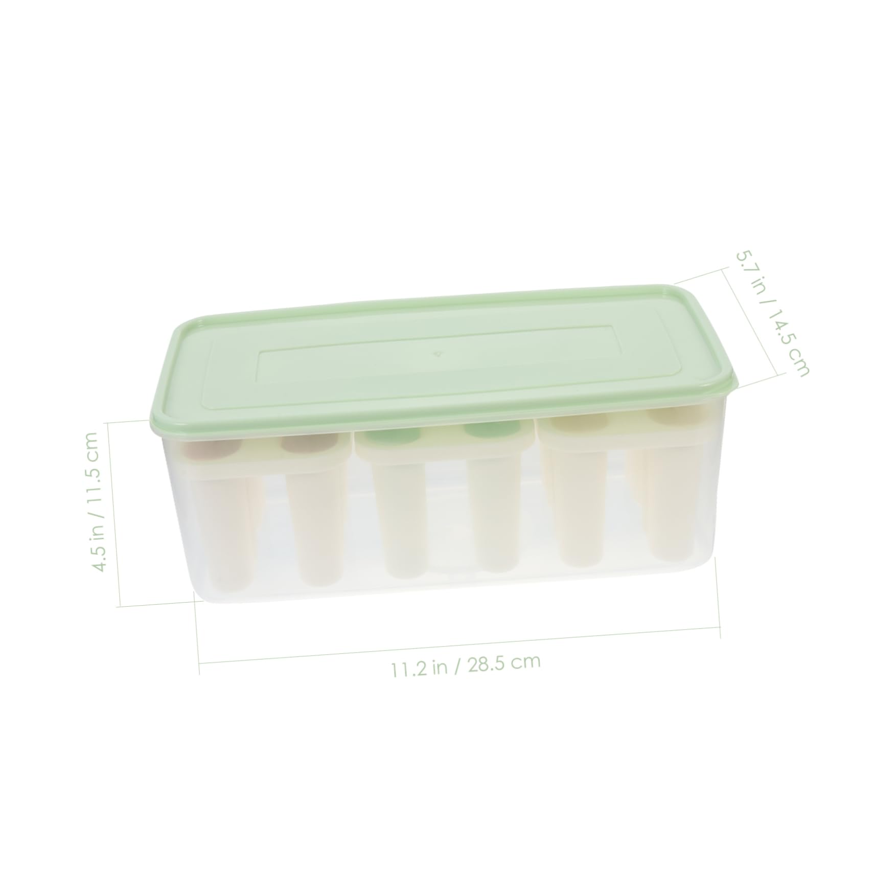 Stampo per Ghiaccioli Fai da Te Coperchio, Set in Pp Facile da Sformare, Capacità 3,3l, per Uso Domestico e Amici Appassionati di Gelato