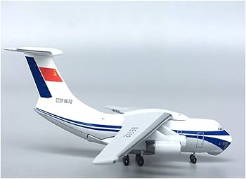 ソ連　飛行機　模型 Amazon.co.jp: 飛行機模型 1/400 ソビエト民間航空 Il-76 輸送機