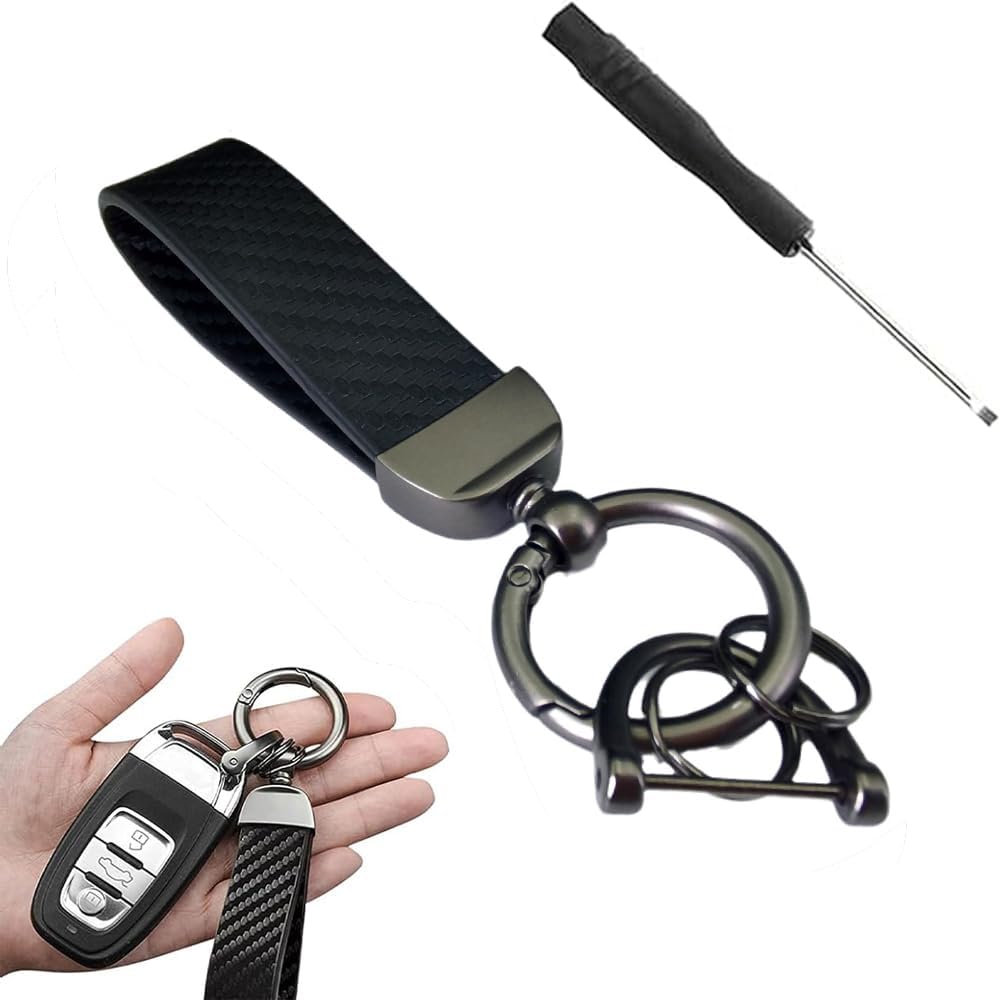 Car keychain,Compatible with Maserati Ghibli GranTurismo Levante Quattroporte,Car accessories,black
