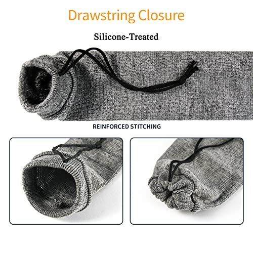 Guguluza Extra-Thick Gun Socks For Rifles With Scopes, Extra-Wide Gun Socks Sleeve For Shotguns, 47 X 6 Inch Fit Larger Scope & Tactical Accessories, Silicone-Treated, Anti-Rust #TOP7