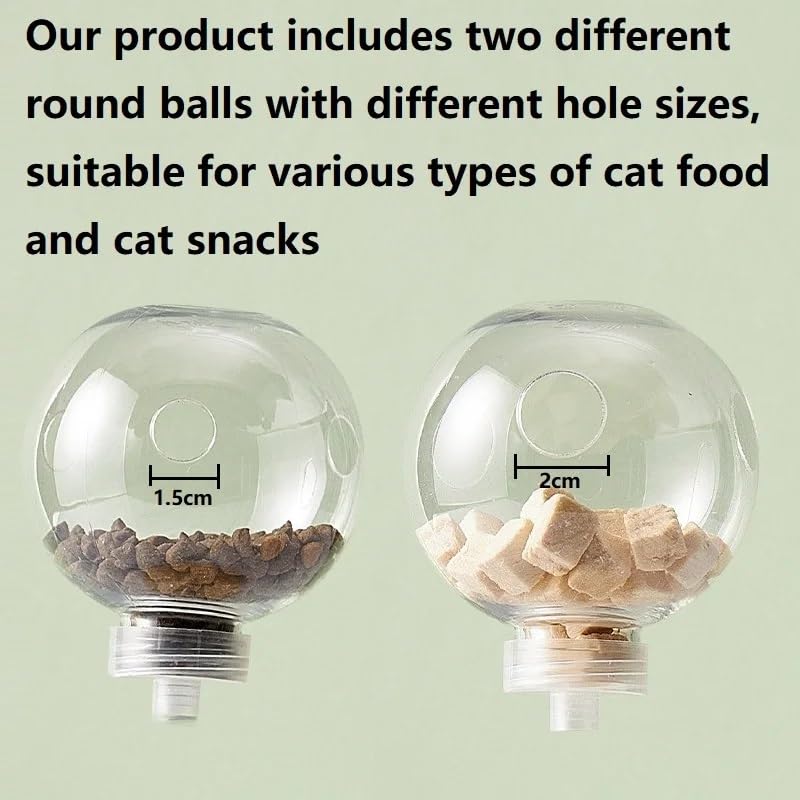 Juguetes con forma de bola con fugas for gatos, juguetes con forma de bola con comida for mascotas, juguetes interactivos con comedero lento con fugas for mascotas, juguetes autónomos de comida lenta