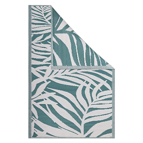 JEMIDI Alfombra para Exteriores 180 x 120 cm   Alfombra de Polipropileno para Exterior jardín terraza balcón   Resistente a la Intemperie y Lavable