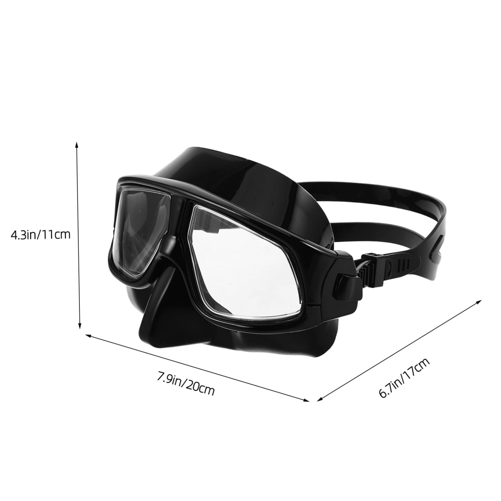 iplusmile Máscara de Buceo para Adultos Ligera con Sellado Antileak Visión y Nasal Gafas para Natación Snorkel y Buceo Piscina