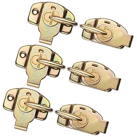 6 Sets of Align-N-Lock Table Locks, Abuff Heavy Duty Dining Training Table Buckles Connectors Great for Table Leaf, Extension Tables, Computer Workstations and Conference Tables Cover
