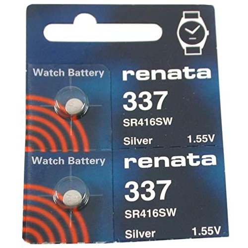 337 Pilas para Reloj Renata 2 Piezas miniatura 1