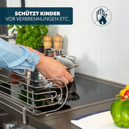 Herdschutzgitter Bremermann zum Klemmen für Herde bis 60 cm Breite