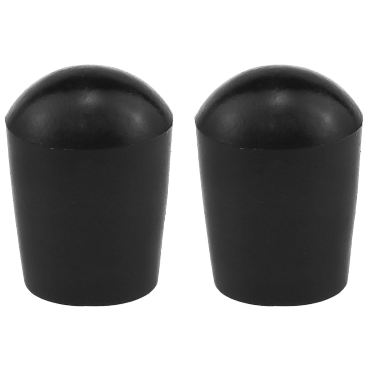 fengxiaomin 2PCS Double Bass Endpin Rubber Tip Stopper Bass Endpin Protector for Double Bass End Pin Protector (Black, ID: Approx. 10mm)