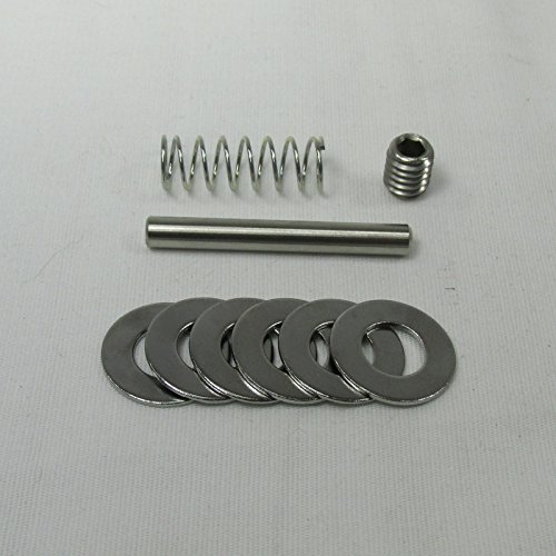 Miniatura 8 de Pinza de freno trasera de 2 pistones para motocicleta de aluminio pulido con pastillas - Harley Chopper Bobber Cafe Racerer con pastillas - Harley