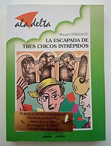Portada de La escapada de tres chicos intrépidos