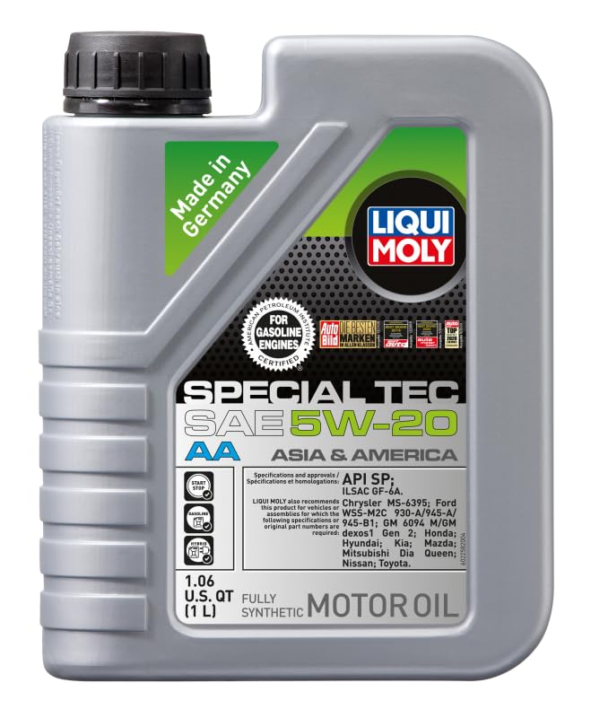 Aceite para motor Liqui Moly Special Tec AA 5W-20 1L pack 6 miniatura 2