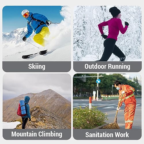 Daconovo aquecidas elétricas à prova d'água térmicas touchscreen aquecedoras de mão com caixa de ba