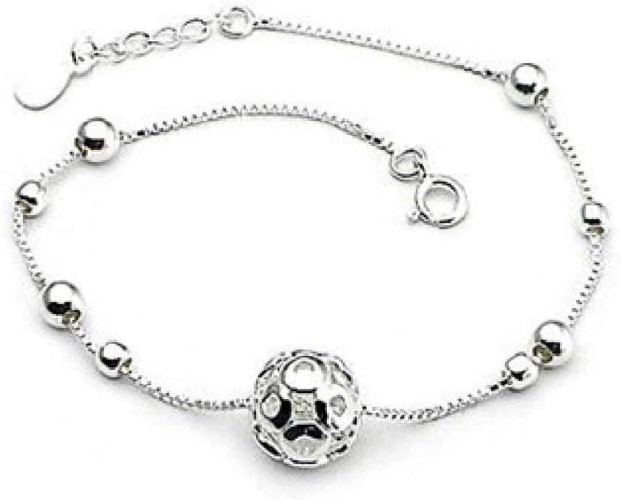 Bracelets en cristal pour femmes en argent 925 authentique au design de perles raffinées