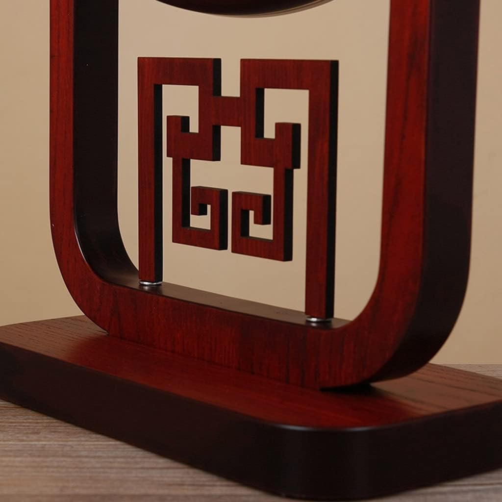 New Chinese Solid Wood Double-Sided Desk Clock Fashion Wooden Desk Clock Living Room Clock Bedroom Decoration Clock Clock