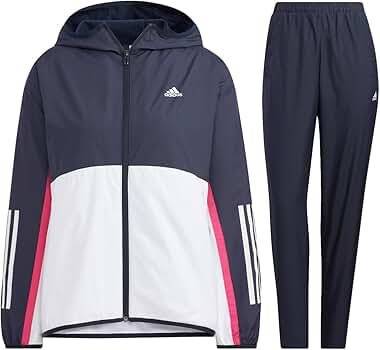 Amazon | [アディダス] TEAM ウインドブレーカー 上下 レディース