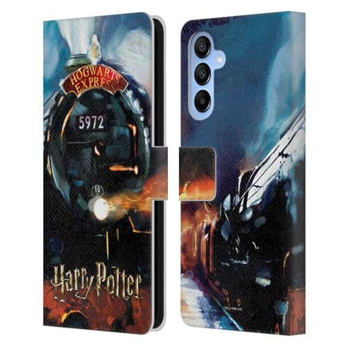 Head Case Designs sous Licence Officielle Harry Potter Hogwarts Express Prisoner of Azkaban II Étui Portefeuille en Cuir Compatible avec Samsung Galaxy A16 5G