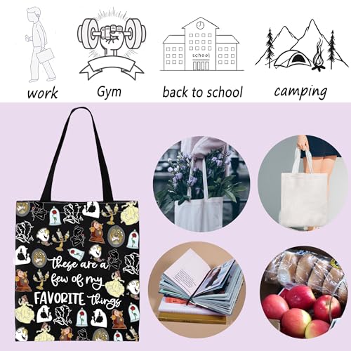 Bolso bandolera ENSIANTH inspirado en Belle Princess Lover - Cuentos de hadas - Un cuento tan antiguo como el tiempo - Viaje familiar - Bestia miniatura 5