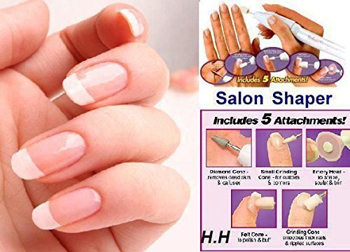 4square Nail Trimming Kit Salon Shapner Manicure Pedicure Kit 5 in 1 Electric Nail Trimming Kit Salon Shaper Manicure Pedicure Kit 2