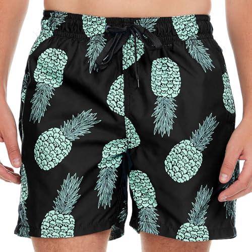 Image of Kanu Surf Men's Big Viper Extended Size Stripe Swim Trunk