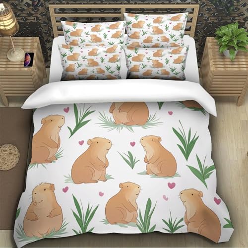 Parure de lit bouledogue français super douce et résistante en microfibre lit king size