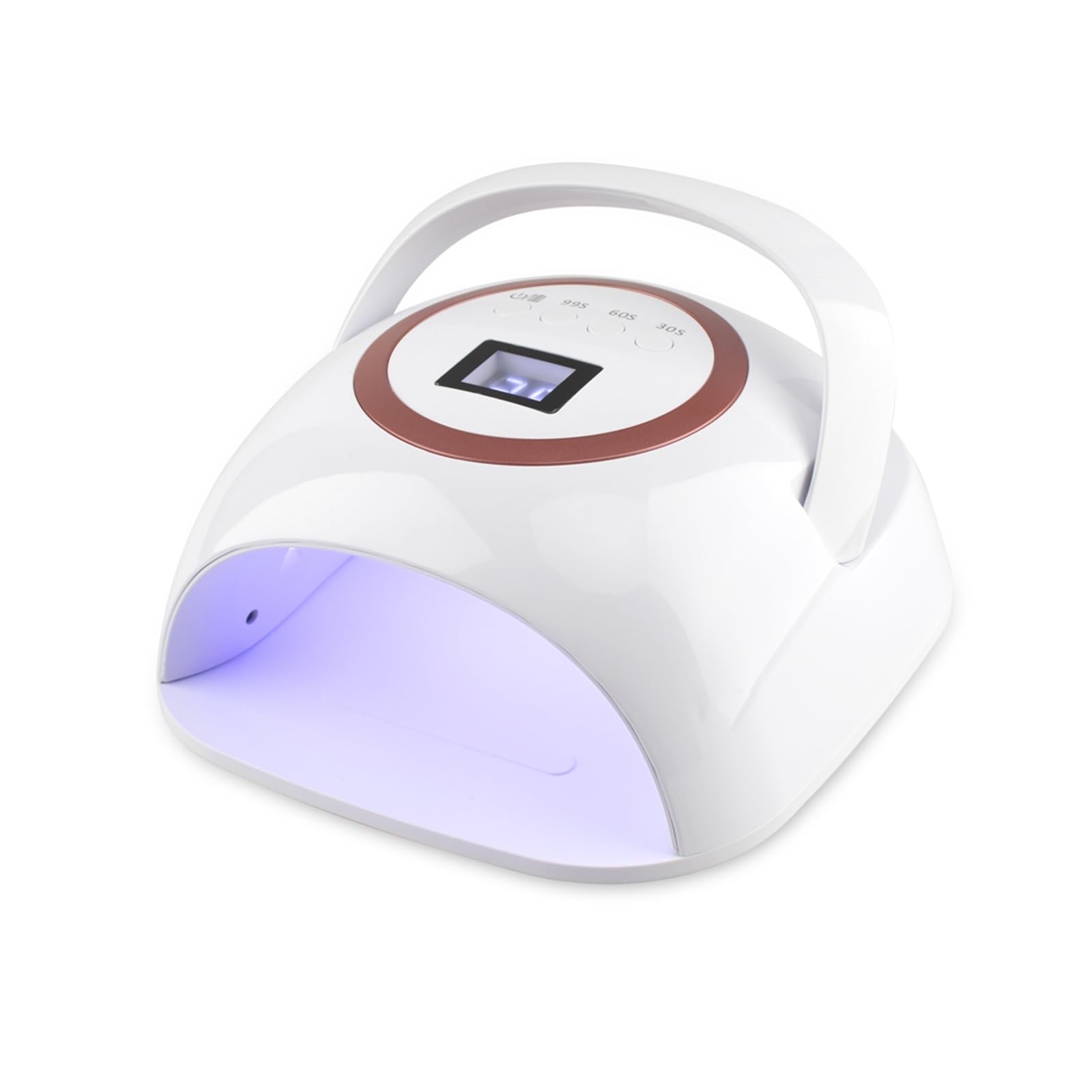 Lampa UV do paznokci, Bezprzewodowa lampa LED UV do paznokci 72 W Suszarka do paznokci z akumulatorem Lekka maszyna Światło do profesjonalnego manicure Suszenie lakieru Szybko utwardzające się paznokc