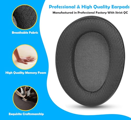 Almohadillas Ananda BT EarPads para orejeras reemplazo compatibles con audífonos Hifiman Ananda BT miniatura 3