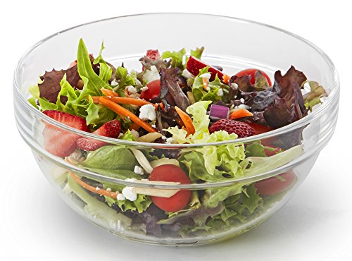 Ozeri Italian Made Fresca Salad Spinner and Serving Bowl, BPA-Free,White, 4.4 qt