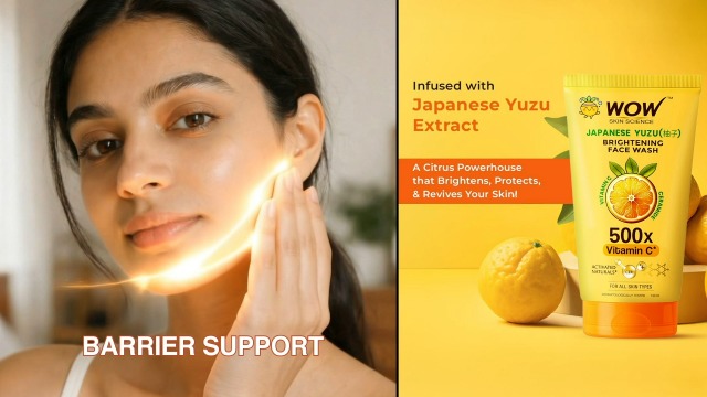 WOW Skin Science Japanese Yuzu Face Wash 150 ML for Men & Women