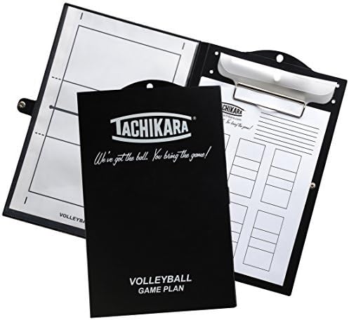 Tachikara Game Plan Dry Erase Volleyball Clipboards, Black/White by Tachikara