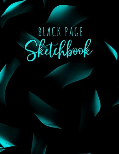 Black Page Sketchbook Blank Black Page Drawing Pad For Kids Adults, Sketch Book Journal For Writing Doodling Sketching, Gel Pen Notebook