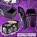 Get Trend Disney The Nightmare Before Christmas Musical Jewelry Box for Girls Mirror, Wind Up Music, Jewelry Organizer, Gifts for Girls (Black TBNC)