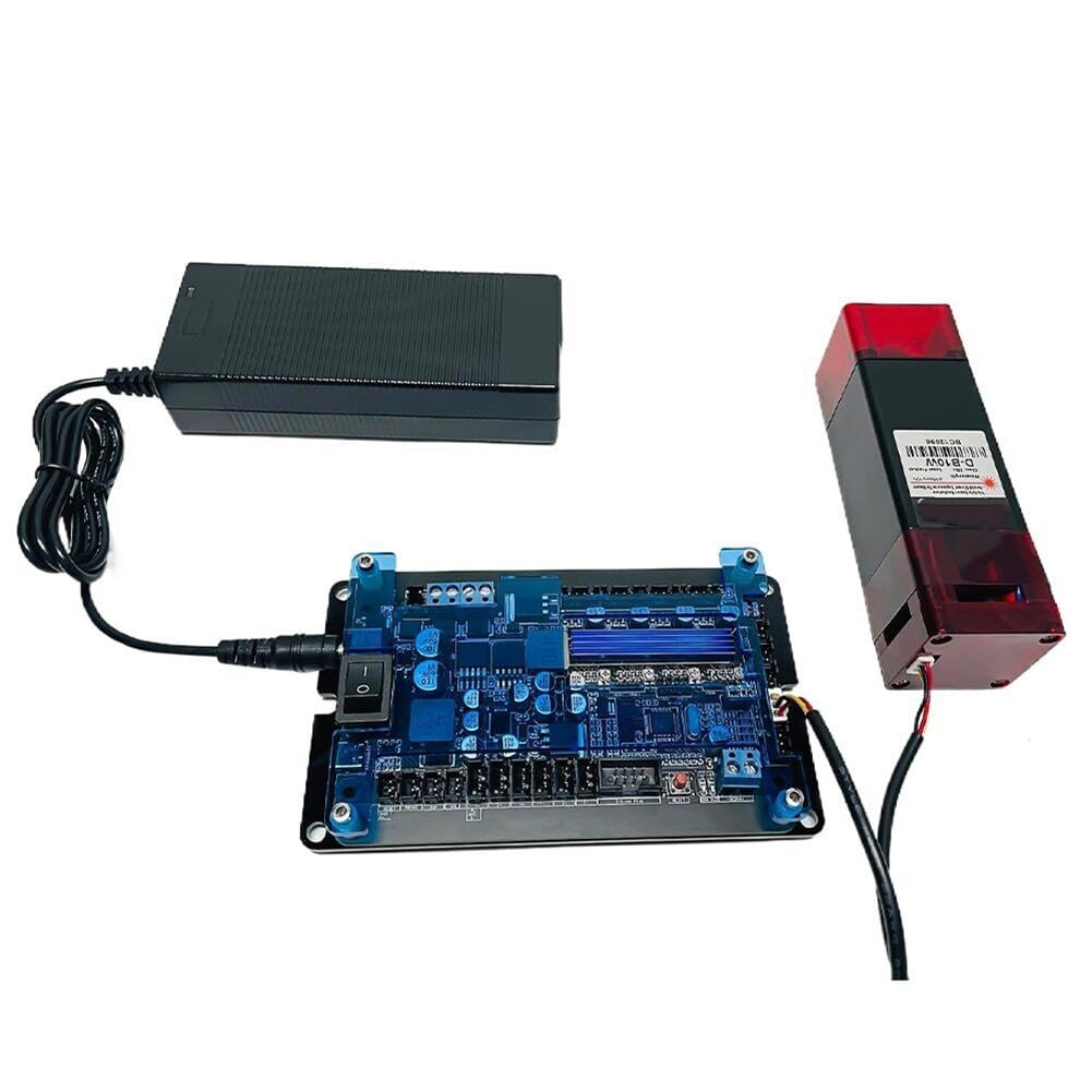 GRBL Controller Board 3-Achsen Schrittmotor Treiber USB für CNC Gravurmaschine, 32-Bit Prozessor, DC12-48V, mit PWM Ausgang und Endschalter