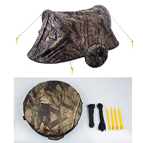DECHO-C Le Camouflage Ultra-Léger saupoudrent la Tente extérieure Automatique de Tente de Camping pour 1-2 Personnes