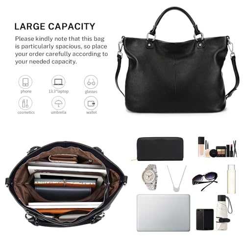 Kattee Soft Leather Tote Bag