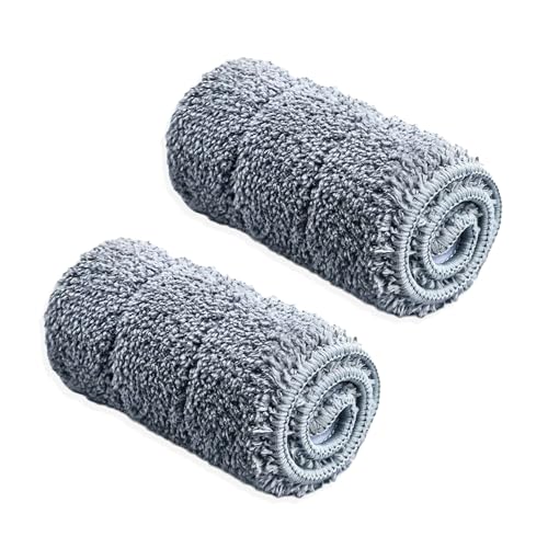 Image of MinuteToCleanIt Flat Mop for Floor Cleaning with Built in Spray | Floor Cleaner Magic Mop for Glass, Wall, Tile and Home | Wet & Dry Use | 360 Rotation (Refill Pack of - 2)