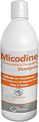 SYNTEC Micodine Shampoo Syntec Cetoconazol Para Cães E Gatos 225Ml