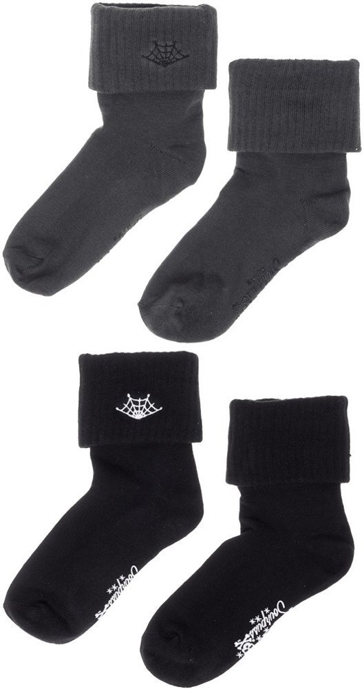 SourpussSpiderweb Sock Set from Sourpuss Clothing (2 Pairs)
